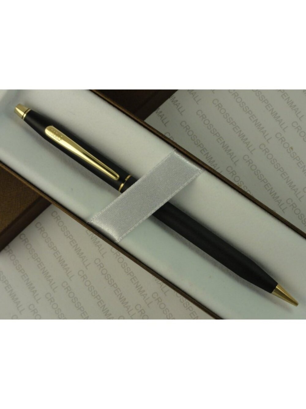 Classic Satin Matte Black & 23k Gold 0.9MM Lead Pencil - Made in USA, Elegant